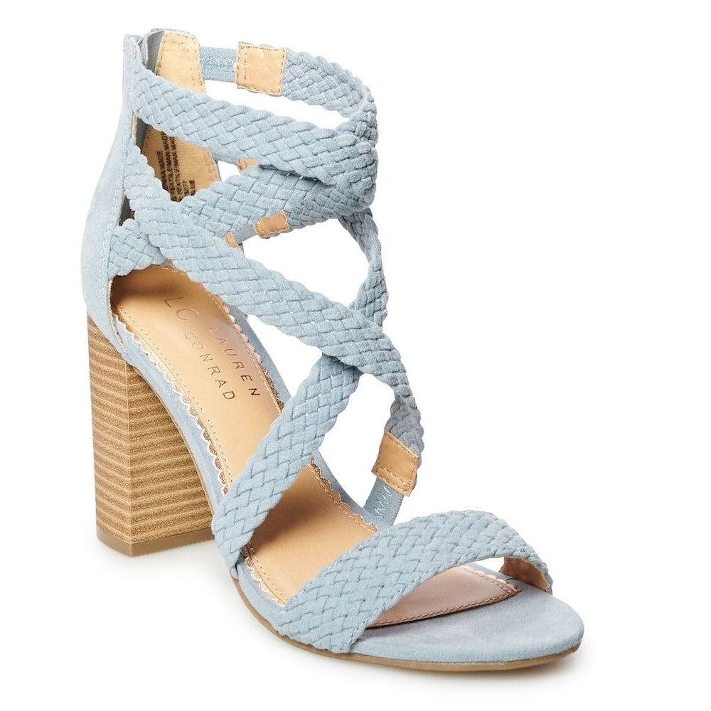 LC Lauren Conrad Aventurine Women's High Heel Sandals “Something Blue”